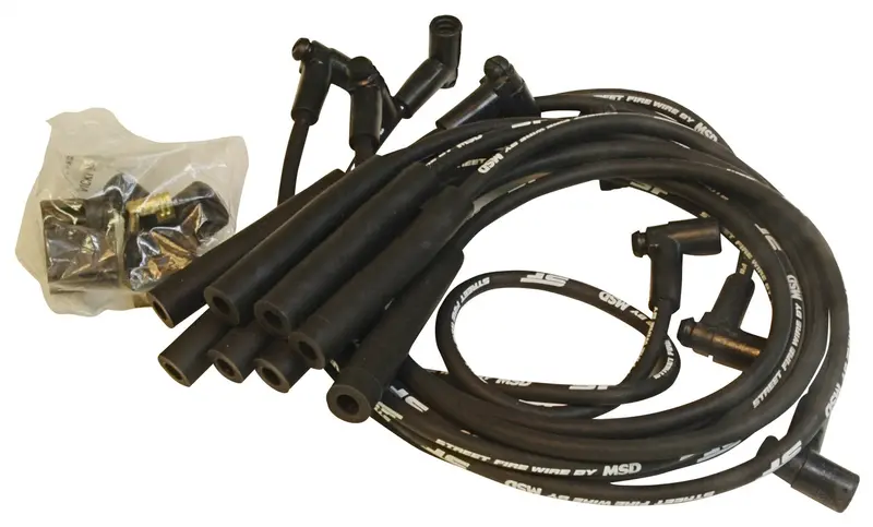 Msd 5567 Street Fire Spark Plug Wire Set – Hei-Compatible, Low-Resistance Design 1