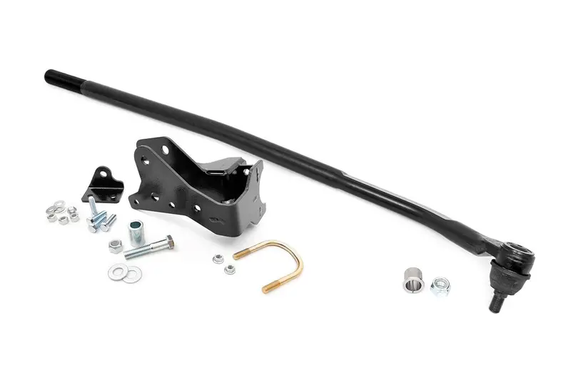 Rough Country 10601 High-Steer Drag Link & Track Bar Bracket Kit – For 2007–2018 Jeep Wrangler Jk 1