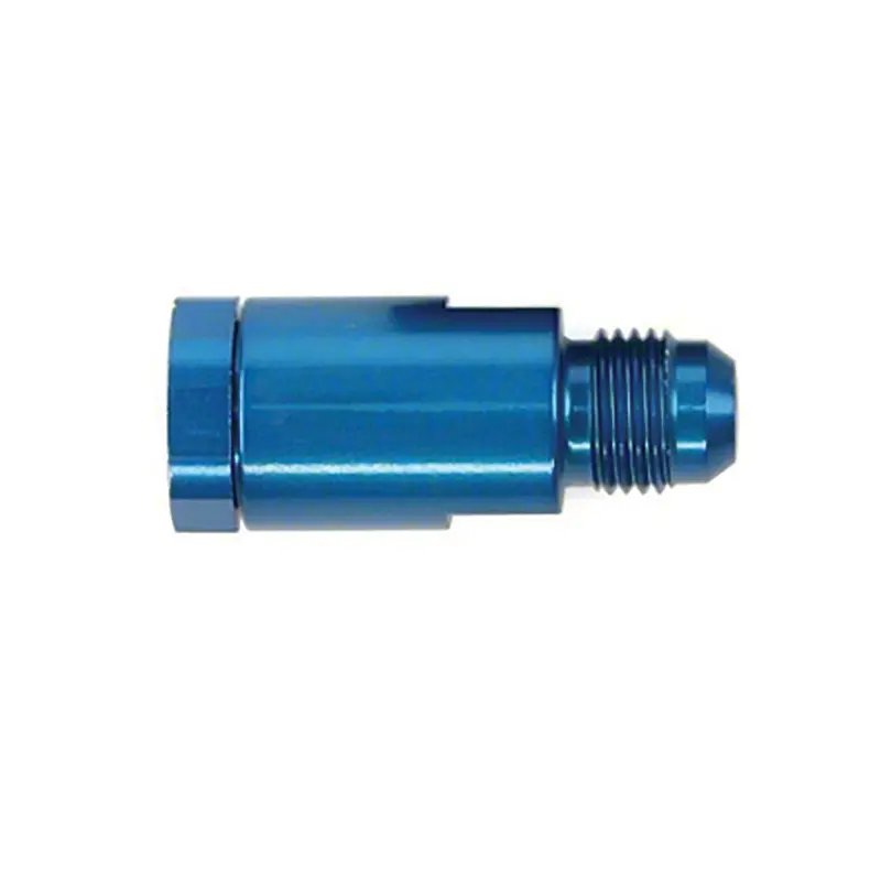 Speedfx 5780638 Efi Quick-Connect Fitting – -6An To 3/8" Female, Blue Anodized Aluminum 1