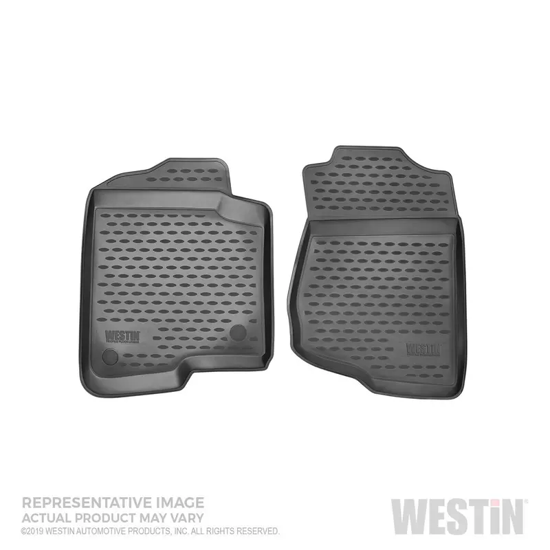 Westin Profile Floor Liners – Front Pair, Black Finish, Custom Fit 1