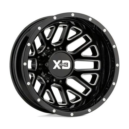 Xd Off-Road Xd843 17X6.5 Inch Wheel – 8X210 Bolt Pattern, Gloss Black With Machined Face, -140Mm Offset 1