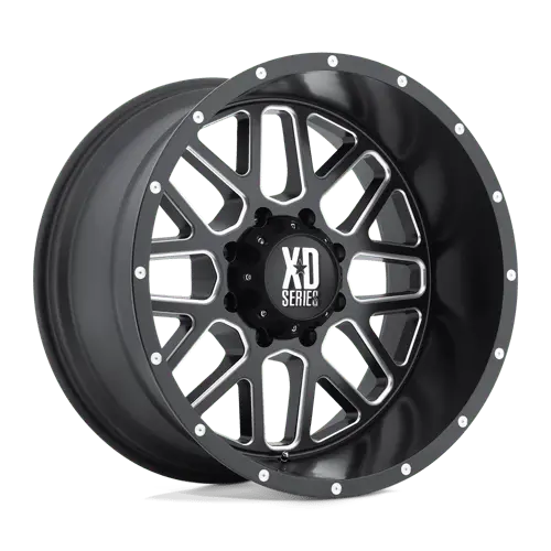 Xd Xd820 20X9 Inch Alloy Wheel – 6X135 Bolt Pattern, S-Blk Mill Finish, 0Mm Offset 1