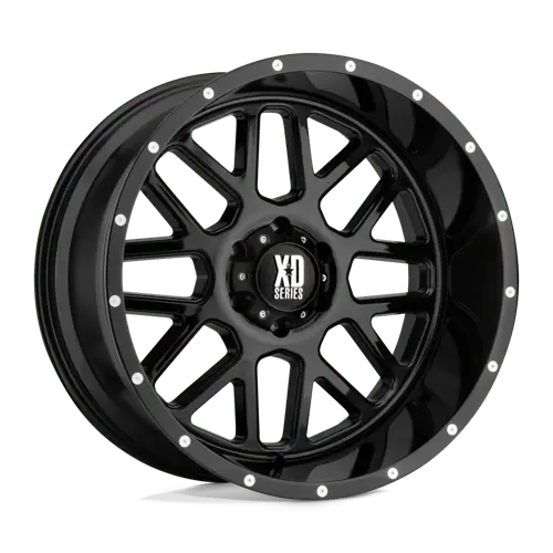 Xd Xd820 22X10 Inch Alloy Wheel – 5X5.0 Bolt Pattern, Gloss Black Finish, -24Mm Offset 1